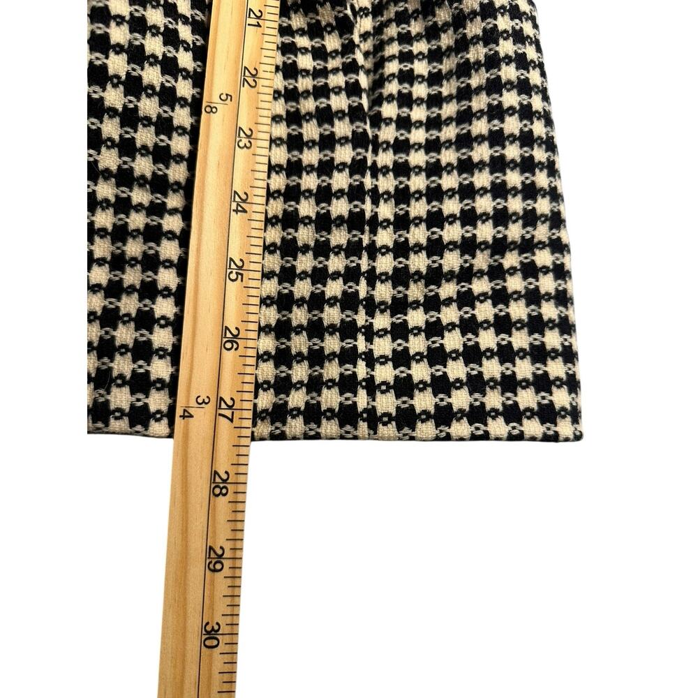 Vintage Liz Claiborne Womens Wool Houndstooth Blazer Size 12 Double Breasted - Picture 8 of 12